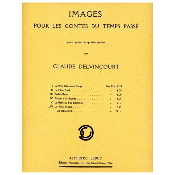 Claude Delvincourt: Le Petit Poucet (Piano Duet)
