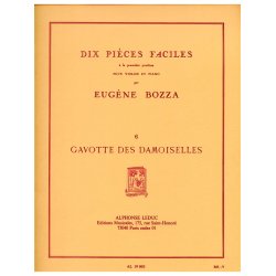 Eug&egrave;ne Bozza: Pi&egrave;ces faciles No.6: Gavotte des Demoiselles (Violin & Piano)