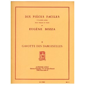 Eugène Bozza: Pièces faciles No.6: Gavotte des Demoiselles (Violin & Piano)