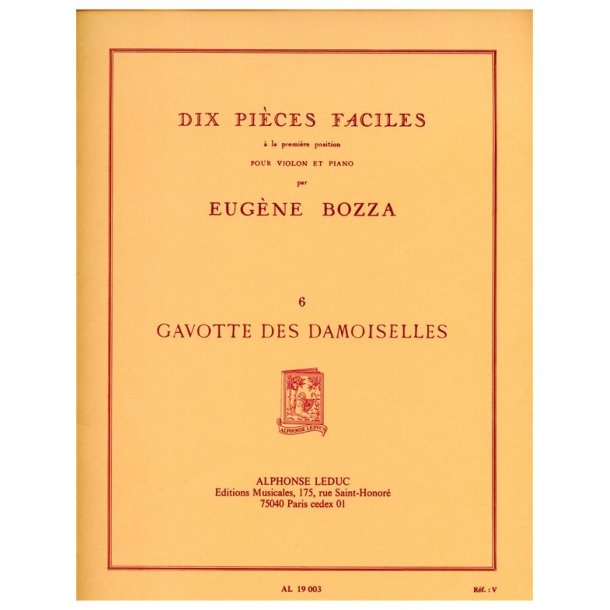 Eug&egrave;ne Bozza: Pi&egrave;ces faciles No.6: Gavotte des Demoiselles (Violin & Piano)