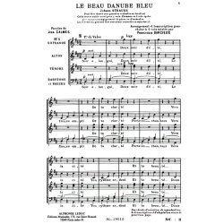 Johann Baptist II Strauss: The Blue Danube Op.314 (Choral-Mixed a cappella)