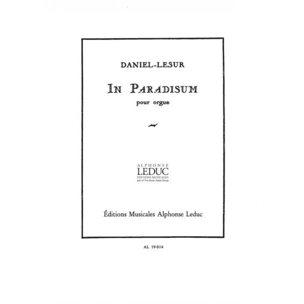J.Y. Daniel-Lesur: In Paradisum (Organ)