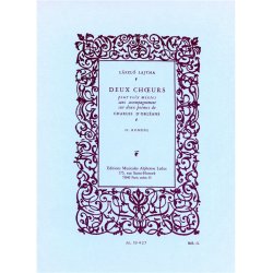 Laszlo Lajtha: 2 Choeurs No.2: Rondel (Choral-Mixed a cappella)