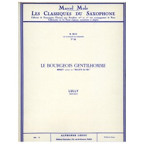 Jean Baptiste Lully: Menuet (Classiques No.12) (Saxophone-Alto & Piano)