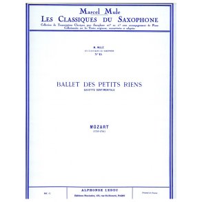 Wolfgang Amadeus Mozart: Gavotte sentimentale (Classiques No.15) (Saxophone-Alto & Piano)