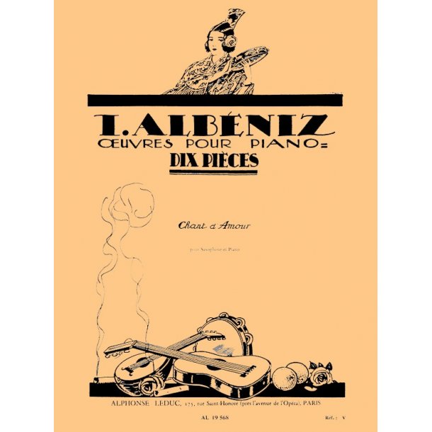 Isaac Manuel Francisco Alb&eacute;niz: Chant d'Amour (Saxophone-Alto & Piano)