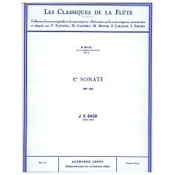 Johann Sebastian Bach: Sonata No.1, BWV1030 in B minor (Classiques No.1) (Flute & Piano)