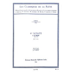 Johann Sebastian Bach: Sonata No.5, BWV1034 in E minor (Classiques No.8) (Flute & Piano)