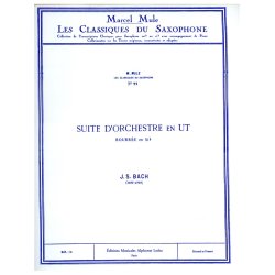 Bourree From Suite In C Bwv 1066 Ten Sax/Pno