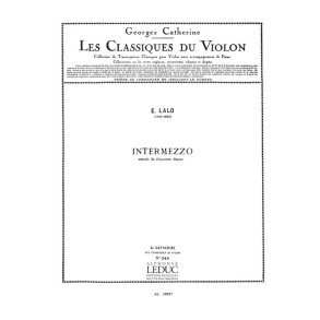 Edouard Victor Antoine Lalo: Intermezzo (Classiques No.349) (Violin & Piano)