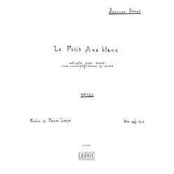 Jacques Ibert: Le Petit Ane blanc (mezzo/bar) (Voice & Piano)
