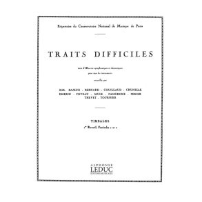 Various Composers: Traits difficiles pour Timbales (Percussion solo)