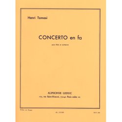 Henri Tomasi: Concerto in F major (Flute & Piano)
