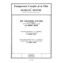 Marcel Mo&yuml;se: 6 Grandes Etudes de F&uuml;rstenau (Flute solo)