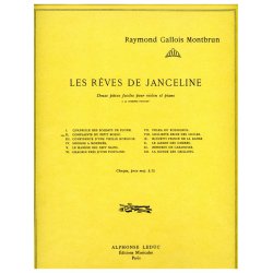 Raymond Gallois-Montbrun: Complainte du petit Bossu (Violin & Piano)