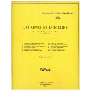 Raymond Gallois-Montbrun: Complainte du petit Bossu (Violin & Piano)