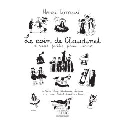 Henri Tomasi: Le Coin de Claudinet, 12 Pi&egrave;ces faciles (Piano solo)