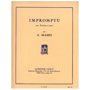 Amable Massis: Impromptu (Trombone And Piano)