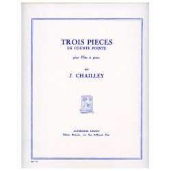 Jacques Chailley: 3 Pi&egrave;ces en Courte-Pointe (Flute & Piano)
