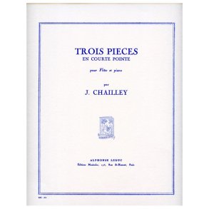 Jacques Chailley: 3 Pièces en Courte-Pointe (Flute & Piano)