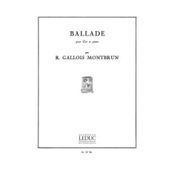 Raymond Gallois-Montbrun: Ballade (Horn & Piano)