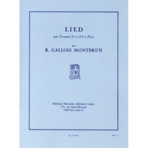 Raymond Gallois-Montbrun: Lied (Trumpet & Piano)