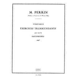 M. Perrin: 22 Exercices transcendantes (Saxophone solo)