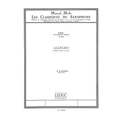 Johann Sebastian Bach: Allegro (Classiques No.102) (Saxophone-Alto & Piano)