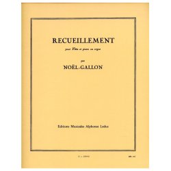 No&euml;l-Gallon: Recueillement (Flute & Piano)