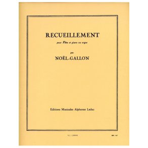 Noël-Gallon: Recueillement (Flute & Piano)
