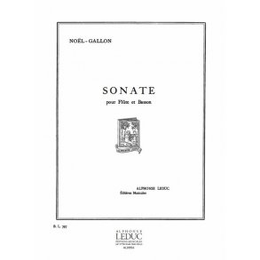 Noël-Gallon: Sonate (Flute & Bassoon)
