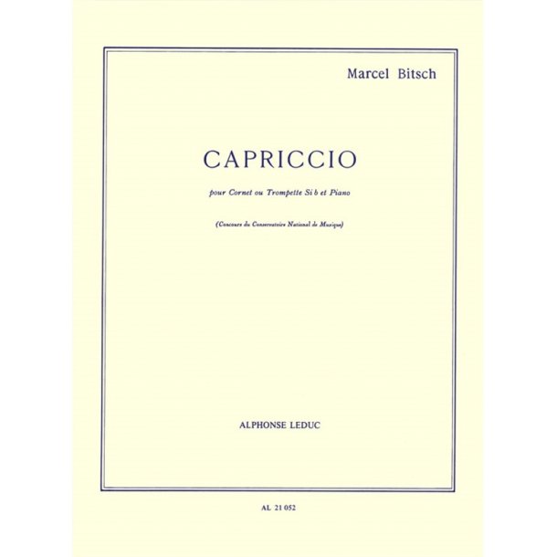 Marcel Bitsch: Capriccio (Bb) (Trumpet & Piano)