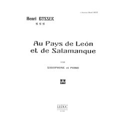 Henri B&uuml;sser: Au Pays de L&eacute;on et de Salamanque Op.116 (Saxophone-Alto & Piano)
