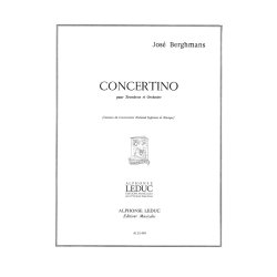 Jos&eacute; Berghmans: Concertino (Trombone & Piano)