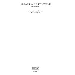 Marie-Rose Clouzot: Allant &agrave; la Fontaine (Choral-Mixed a cappella)