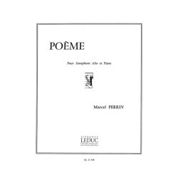 M. Perrin: Po&egrave;me (Saxophone-Alto & Piano)