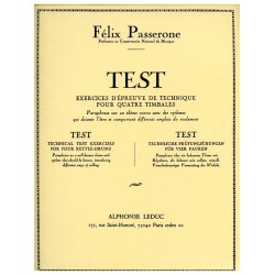 F&eacute;lix Passerone: Test (Percussion solo)