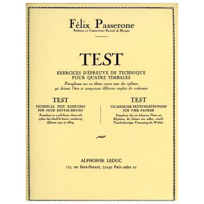 Félix Passerone: Test (Percussion solo)