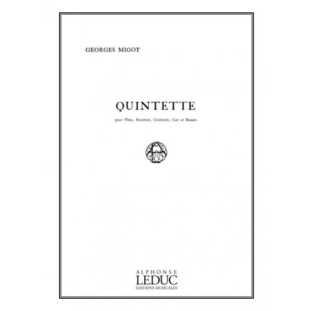 Georges Migot: Quintette (Quintet-Wind)
