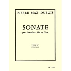 Pierre Max Dubois: Sonate (Saxophone-Alto & Piano)