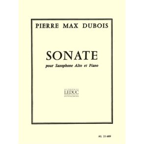 Pierre Max Dubois: Sonate (Saxophone-Alto & Piano)
