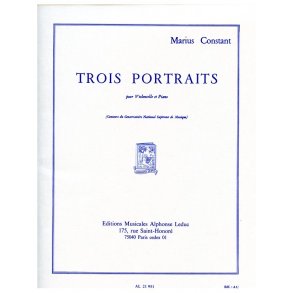 Marius Constant: 3 Portraits (Cello & Piano)