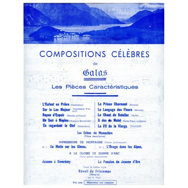 Marie-C&eacute;cile Galos: En Regardent le Ciel (Piano solo)