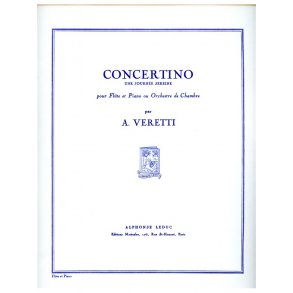 Antonio Veretti: Concertino (Flute & Piano)