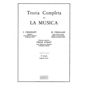 Chailley J Challan Teoria Completa De La Musica Volume 2 Bl844 Spanish