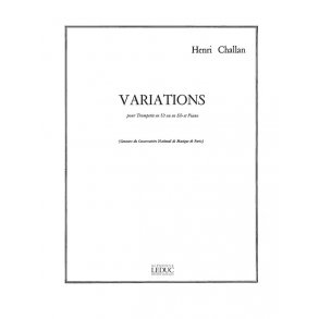 Henri Challan: Variations (Trumpet & Piano)
