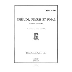 Alain Weber: Pr&eacute;lude, Fugue et Finale (Percussion(s) & Piano)