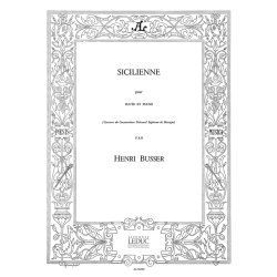 Henri B&uuml;sser: Sicilienne Op.60 (Flute & Piano)