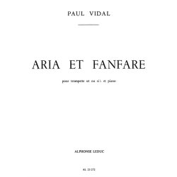 Paul Vidal: Aria et Fanfare (Trumpet & Piano)