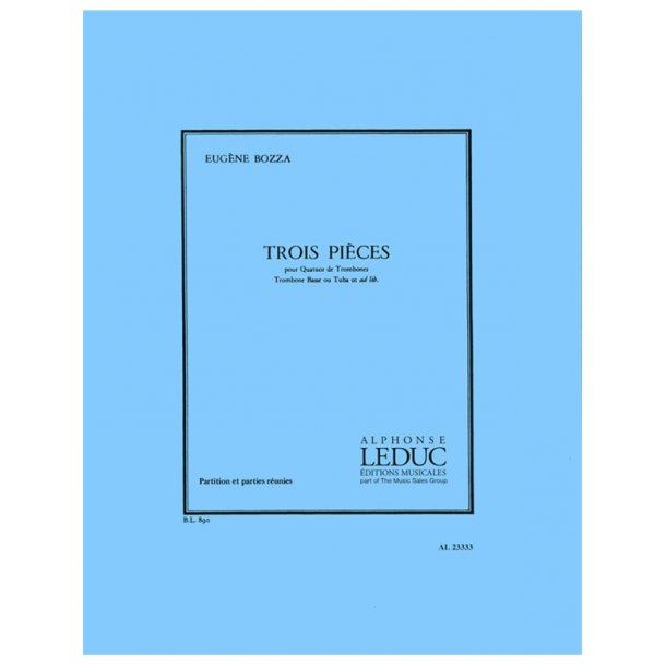 Eug&egrave;ne Bozza: 3 Pi&egrave;ces (Trombones 4)